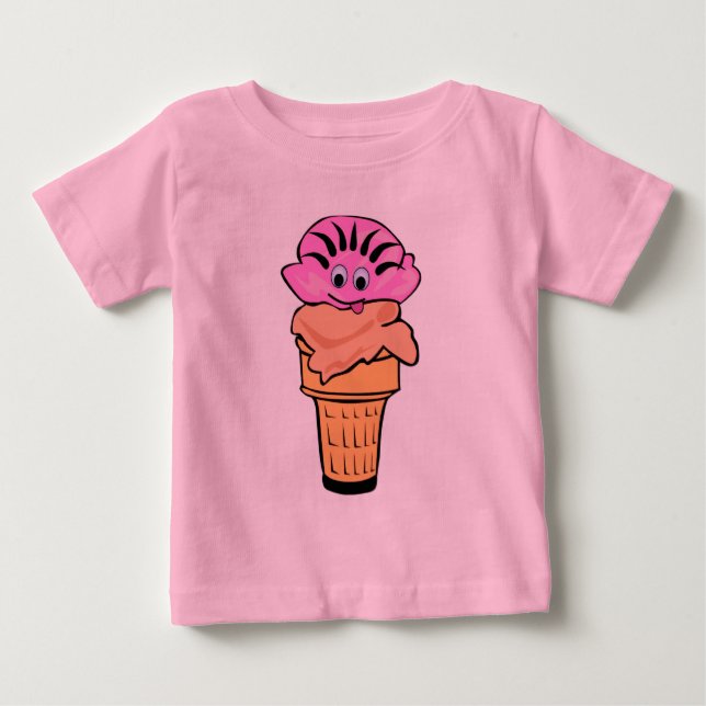Yummy Ice Cream T Shirt (Framsida)