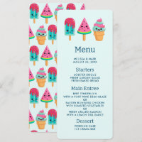 Yummy Ice Cream Trio Summer Vibe