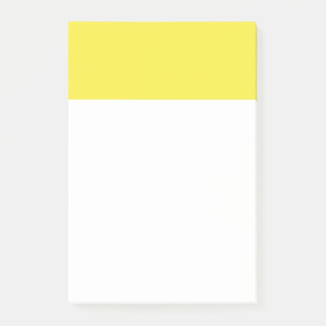 Yummy Lily Gult Solid Färg Post-it Block (Framsida)