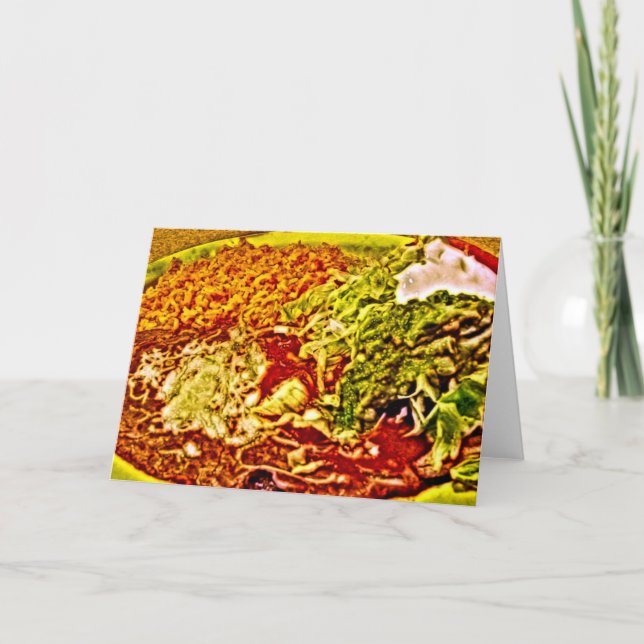 Yummy Mexican Food Kort (Framsida)