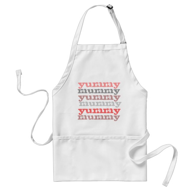 Yummy mummy apron förkläde (Framsidan)