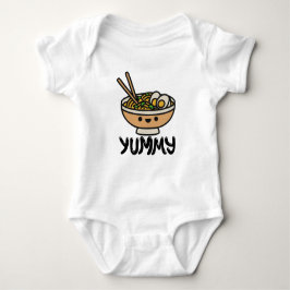 Yummy Noodle for Foodie Baby Bodykostym T Shirt