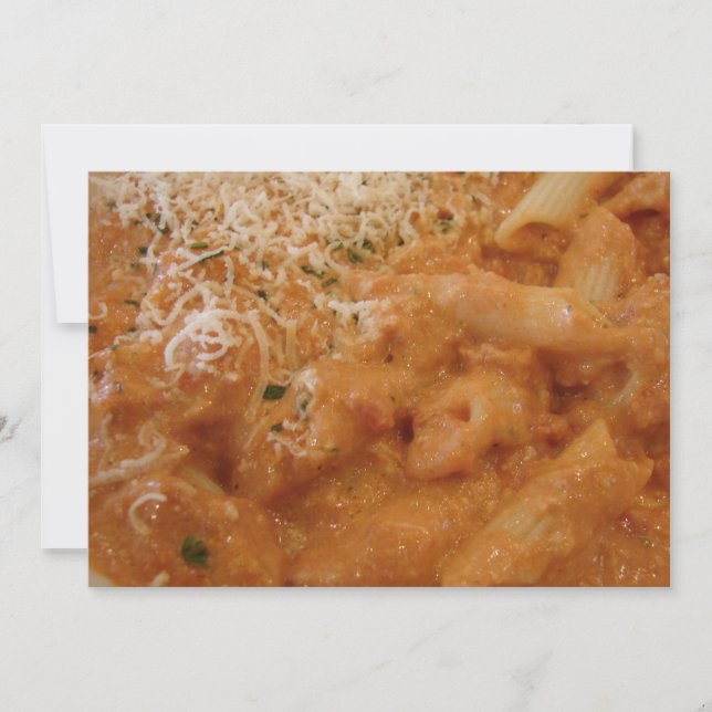 Yummy Pasta Party Inbjudningar (Framsida)