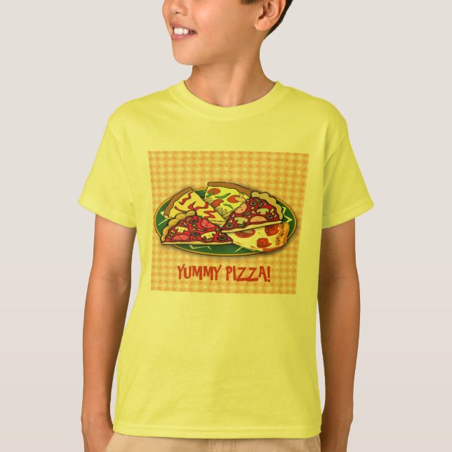 Yummy Pizza Tee (Framsida)