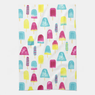 Yummy Popsicles Kökshandduk