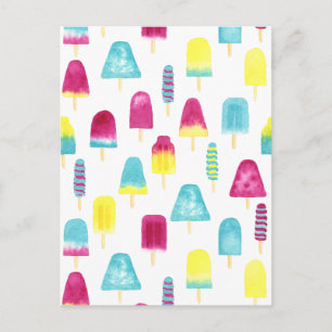 Yummy Popsicles Vykort