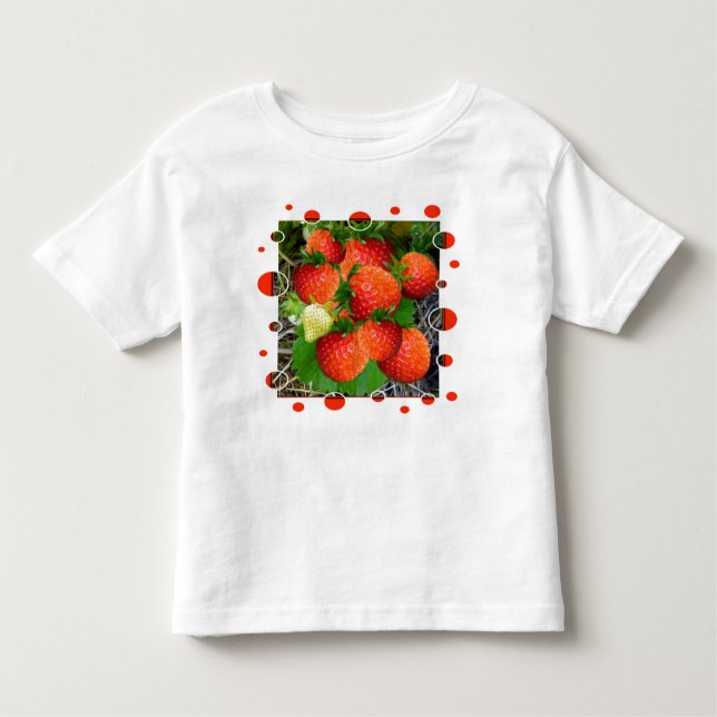 YUMMY STRAWBERRYS T-Shirt (Framsida)