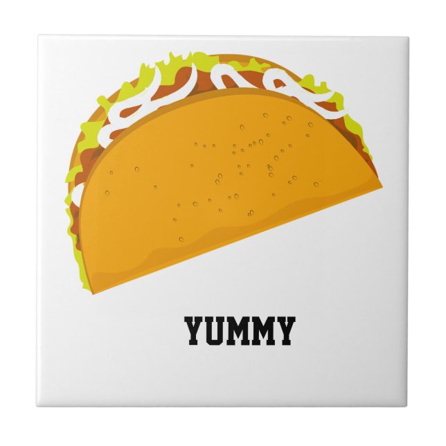 Yummy Taco Kakelplatta (Framsidan)