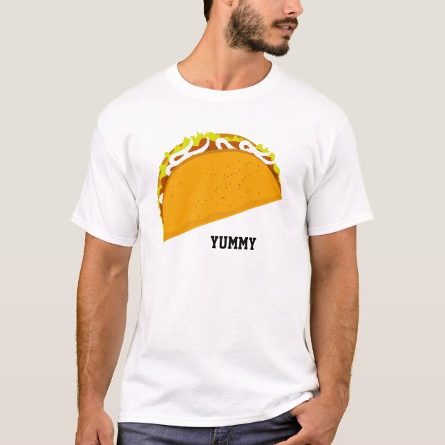 Yummy Taco Tee Shirt (Framsida)