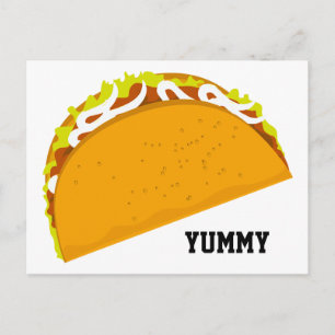 Yummy Taco Vykort
