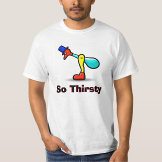 Yummys officiell "så törstig" T med den Drinky T-shirt