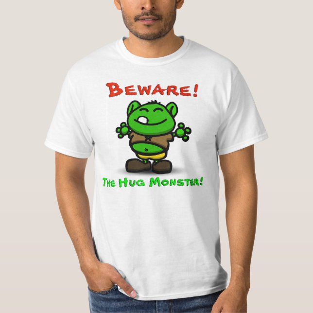 Yummys officiell "skjorta för krammonster" tee shirt (Framsida)