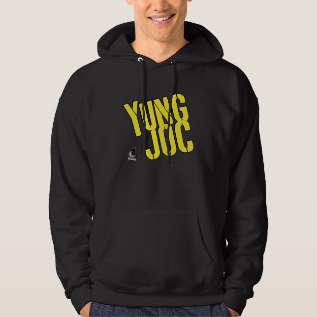 Yung Joc Gult Logotyp Hoodie (Framsida)