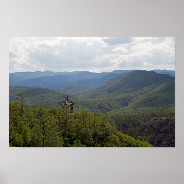 Yunnan Mountains, Shaxi, Yunnan - China Poster (Framsidan)