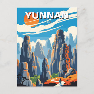 Yunnan Stone Forest China Vykort