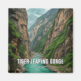 Yunnan Tiger Leaping Gorge China Travel Magnet