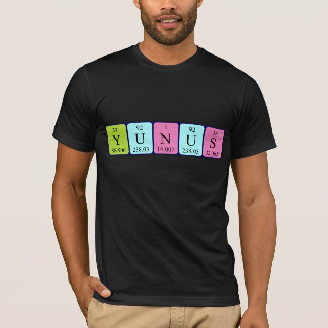 Yunus periodiska skjorta bord namn tee shirt (Framsida)