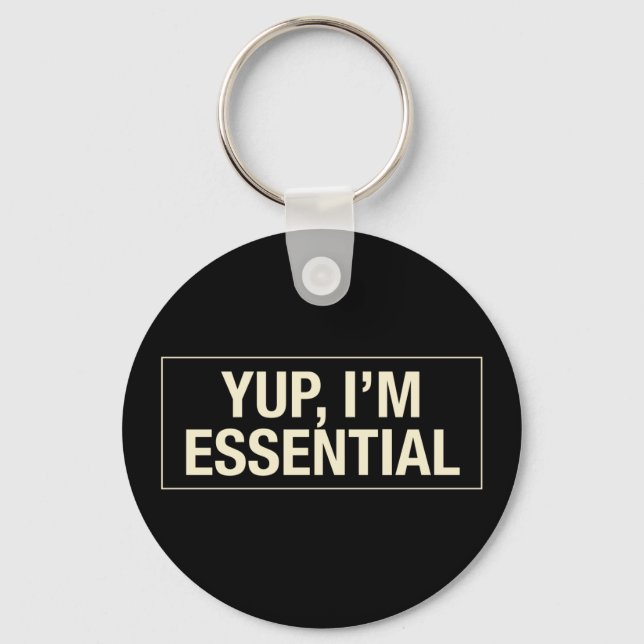 Yup Im Essential Nyckelring (Framsida)