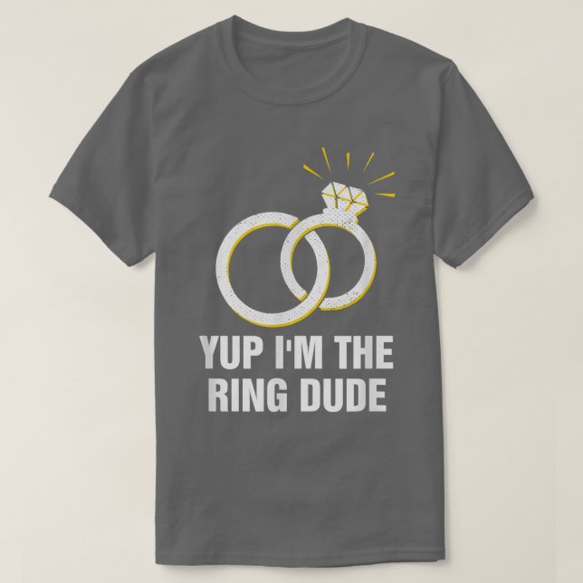 Yup Im, Ring, lilla Ring Bear Ring T Shirt (Design framsida)
