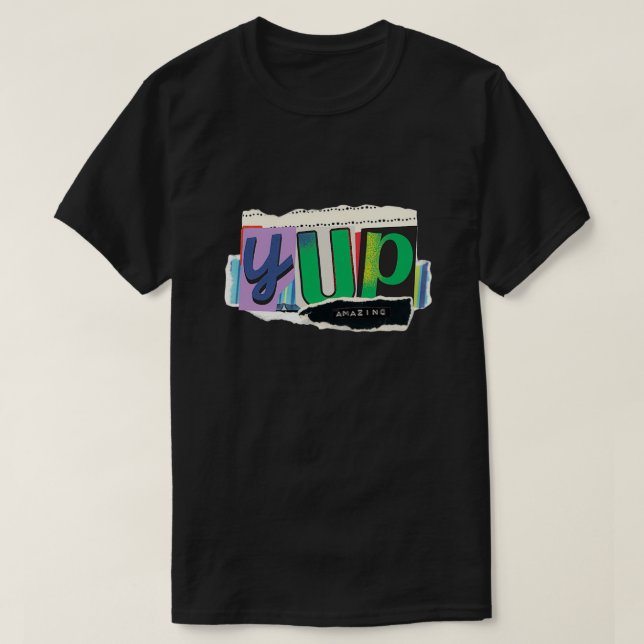 Yup Magazine T Shirt (Design framsida)