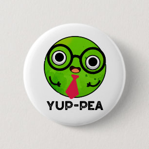 Yup-pea Funny Yuppie Veggie Pea Pun Knapp