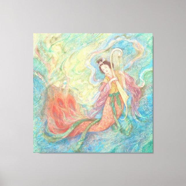 Yura-yura: Celestial Maiden Canvastryck (Framsida)