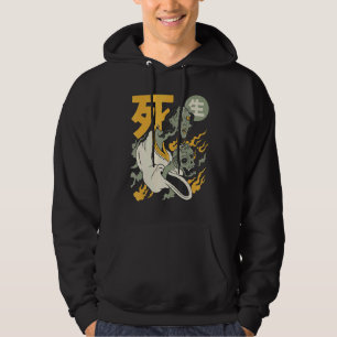 Yurei Ghost Rotten Skull Corpse Japansk Dödsfil Hoodie