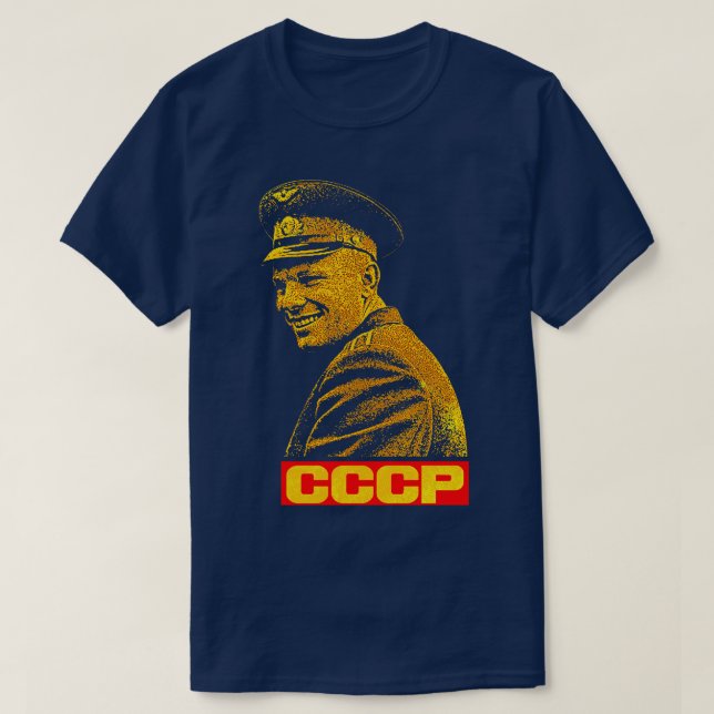 Yuri Gagarin First i Space 3 T Shirt (Design framsida)