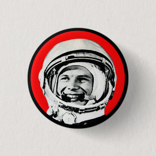 Yuri Gagarin - sovjetisk hjälte & kosmonaut Knapp