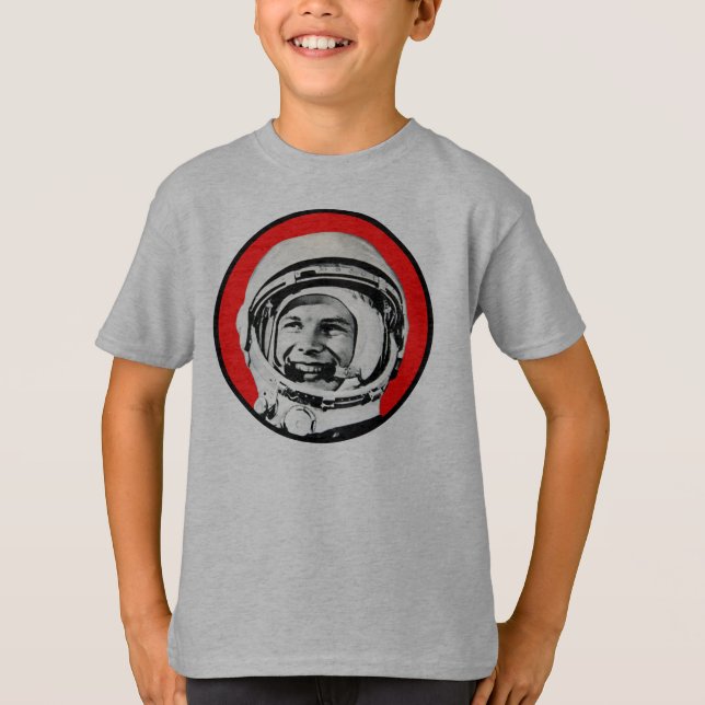 Yuri Gagarin - sovjetisk hjälte & kosmonaut T-shirt (Framsida)