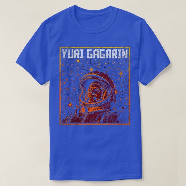 Yuri Gagarin Sovjetunionen Cosmonaut Astronaut 5 T Shirt (Design framsida)
