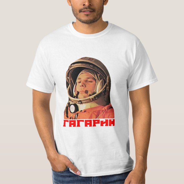 Yuri Gagarin T Shirt (Framsida)
