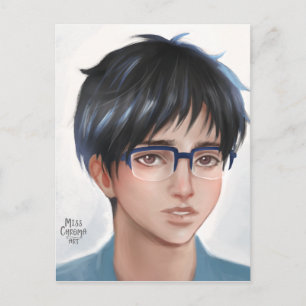 Yuri på Ice Yuuri fanart Vykort