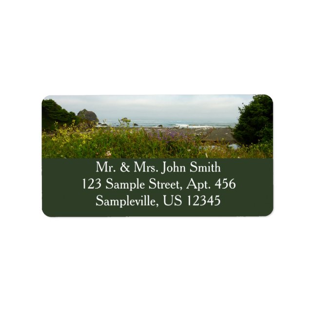 Yurok Loop Trail at Redwood National Park Adressetikett (Framsidan)