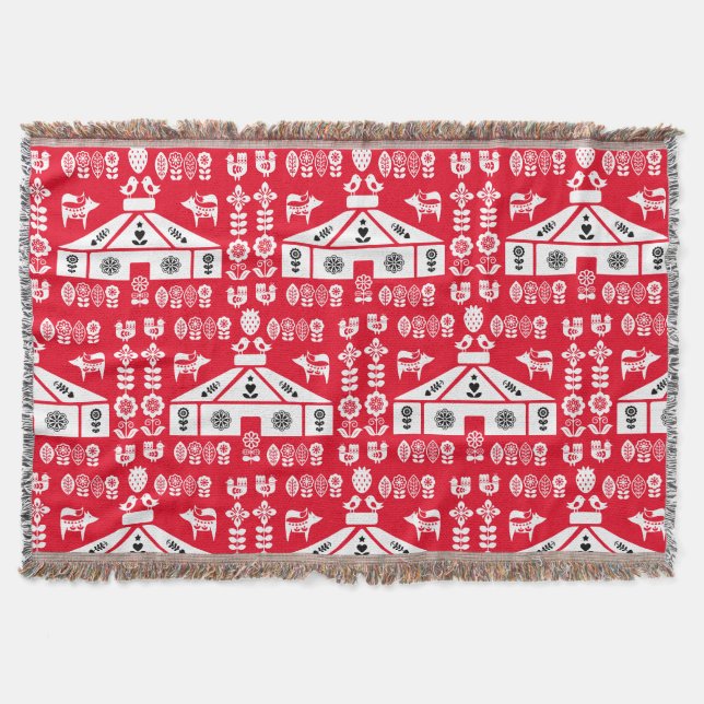 Yurt som bor i naturen filt (Framsidan)