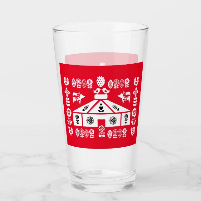 Yurt som bor i naturen glaskopp (Framsida)