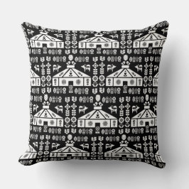 Yurt som bor i naturen kudde