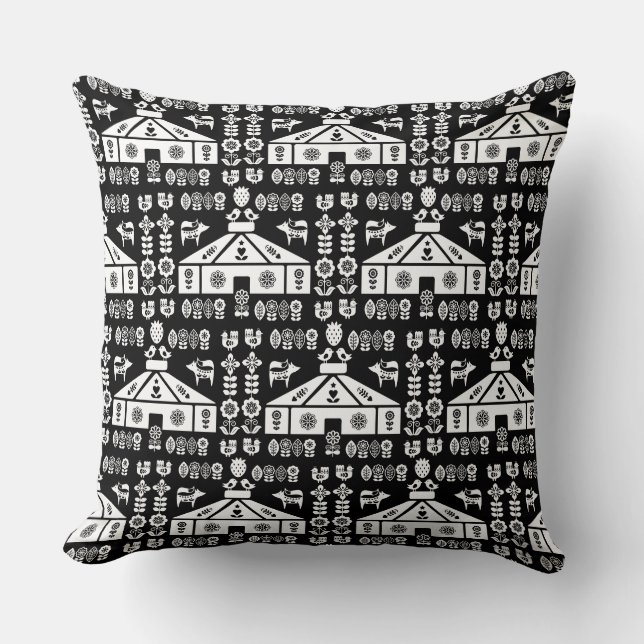 Yurt som bor i naturen kudde (Framsida)