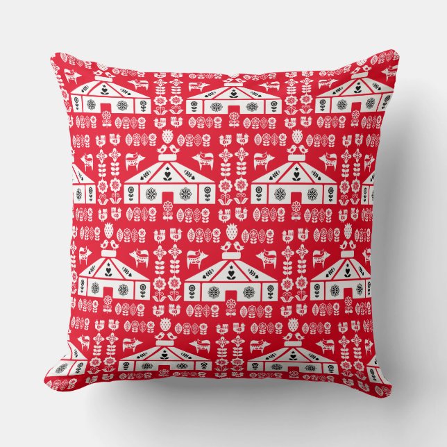 Yurt som bor i naturen kudde (Framsida)