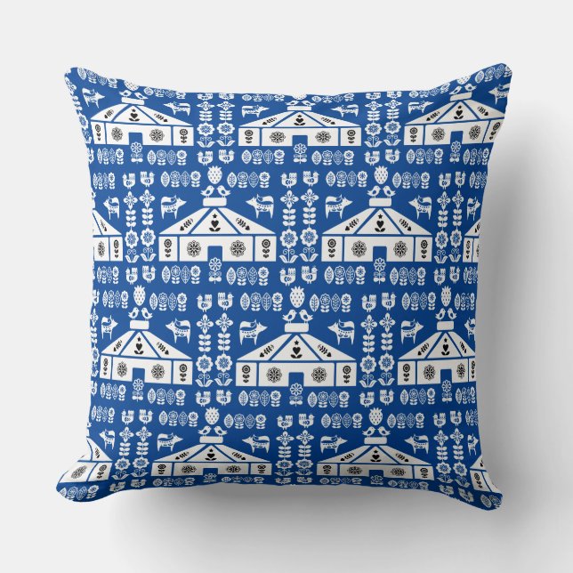 Yurt som bor i naturen kudde (Framsida)