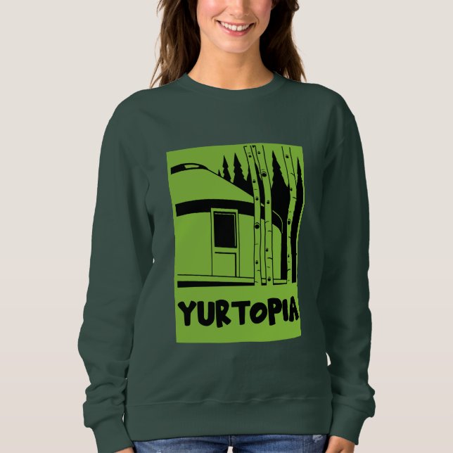 Yurt som bor i naturen t shirt (Framsida)