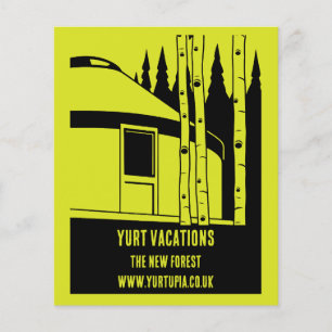 Yurt Vacation Hyres Flygblad