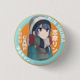 Yuru Camp Badge - Laid Back Camping Knapp