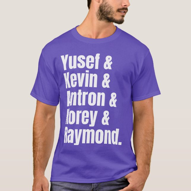 Yusef Kevin Antron Central Park Five flicka T Shirt (Framsida)