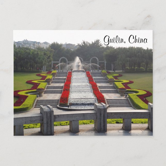 Yushan Park (Guilin, China) #1-vykort Vykort (Framsida)