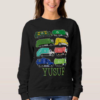 Yusuf soptruck för barn samlare ekolog sopbil t shirt