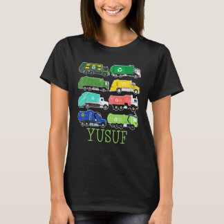 Yusuf Trash Truck For Kids Collector Ecologist Gar T Shirt
