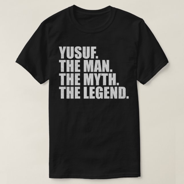 YusufYusuf Namn Yusuf ges namn T Shirt (Design framsida)