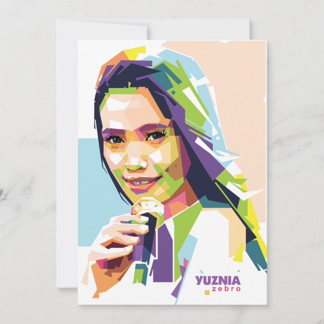 YuzniaZebro Tack Kort (Framsida)