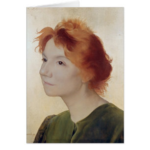 Yvette Guilbert 1895 Hälsningskort